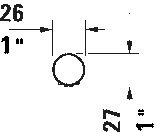 Handshower 1jet