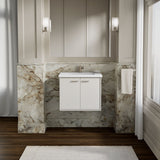 Jute® 24" wall-hung bathroom vanity cabinet