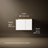 Jute® 30" wall-hung bathroom vanity cabinet
