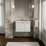 Jute® 30" wall-hung bathroom vanity cabinet