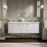 Jute® 60" wall-hung bathroom vanity cabinet