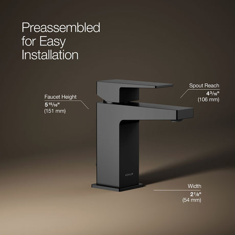 Honesty® Single-handle bathroom sink faucet, 0.5 gpm
