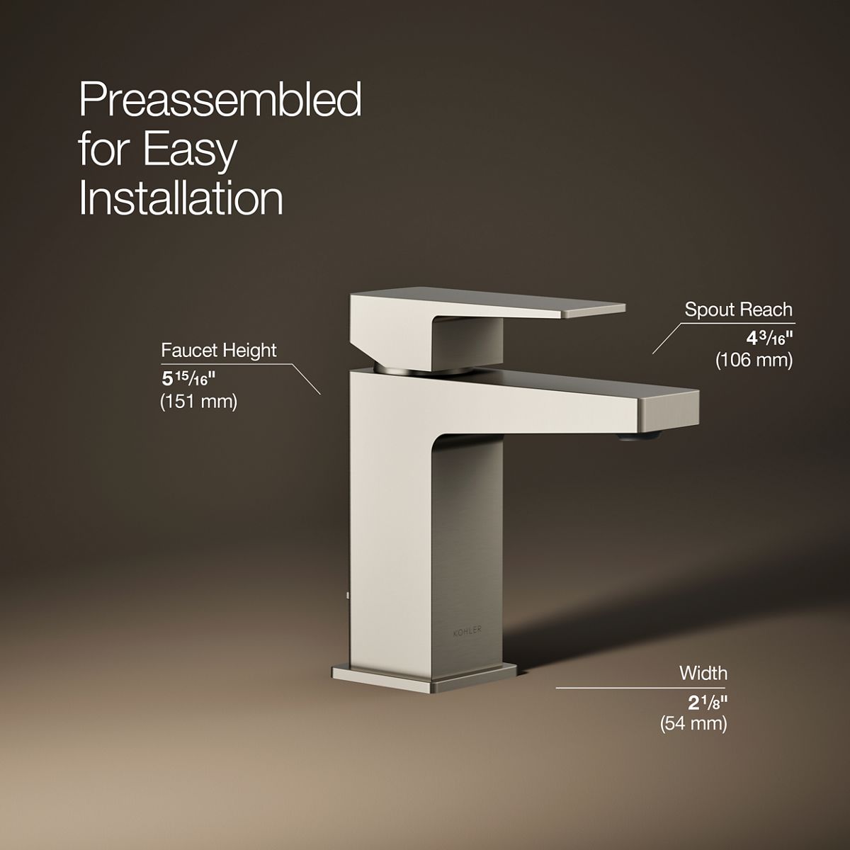 Honesty® Single-handle bathroom sink faucet, 1.2 gpm