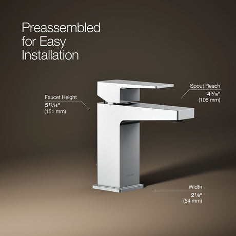 Honesty® Single-handle bathroom sink faucet, 1.2 gpm