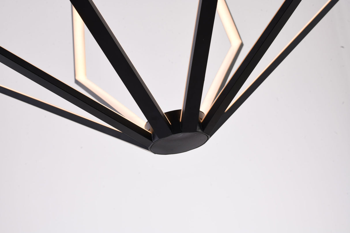 LED Chandelier WE01C18BK