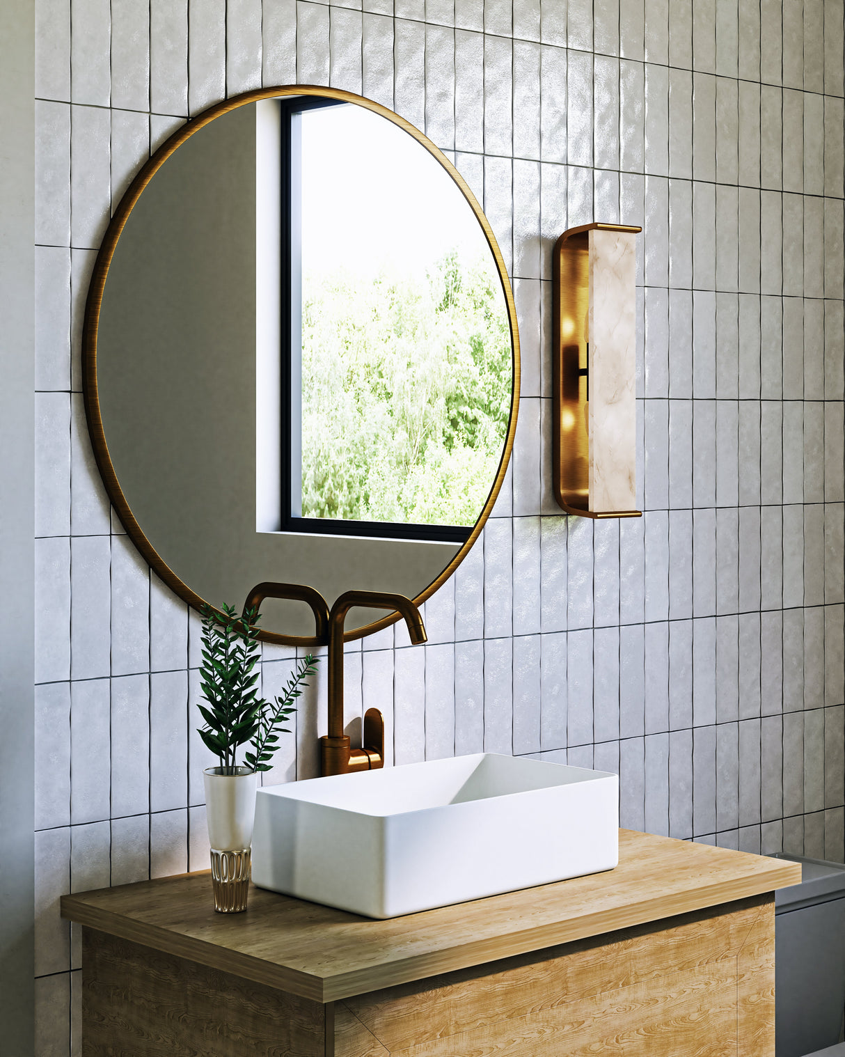 Alora Abbott 15-in Wall/Vanity Light