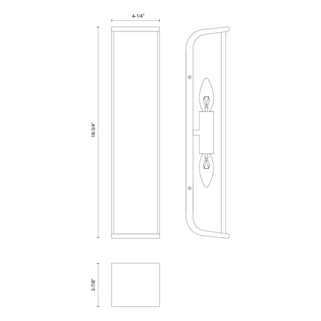 Alora Abbott 19-in Wall/Vanity Light