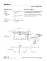 Aimes Soaker Bathtub