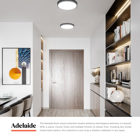 Alora Mood Adelaide 15-in Flush Mount