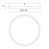 Alora Mood Adelaide 11-in Flush Mount