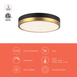 Alora Mood Adelaide 11-in Flush Mount
