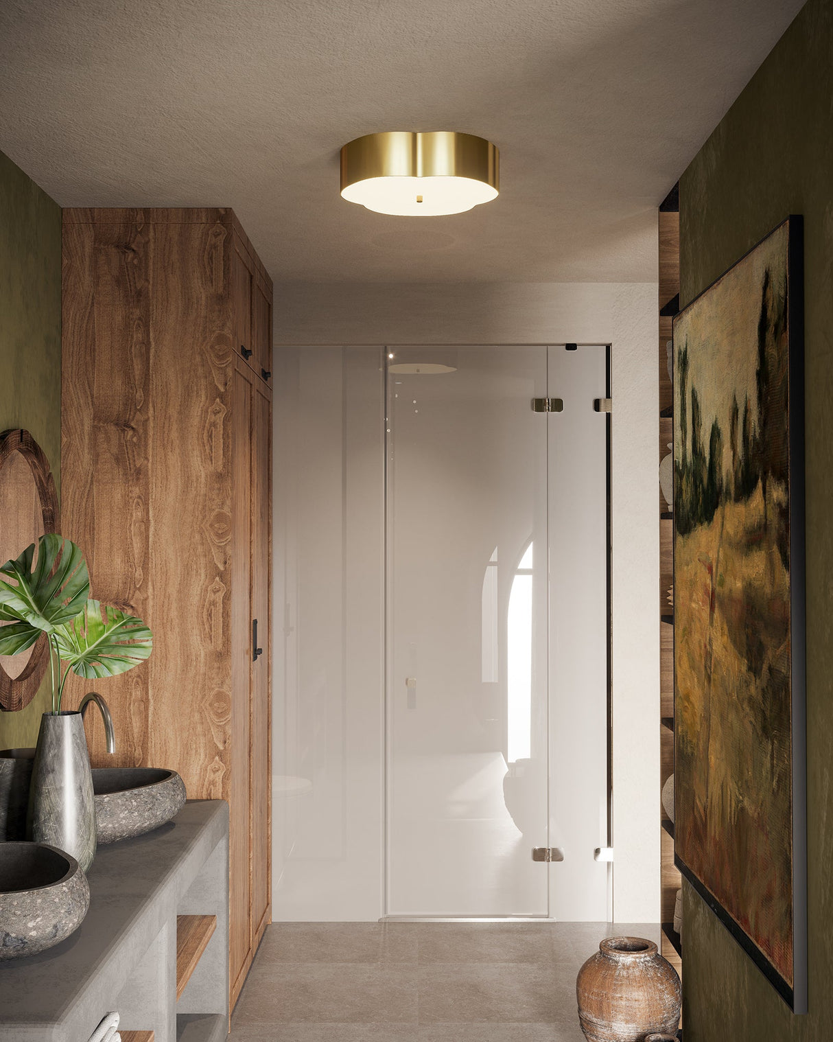 Alora Mood Adella 14-in Flush Mount