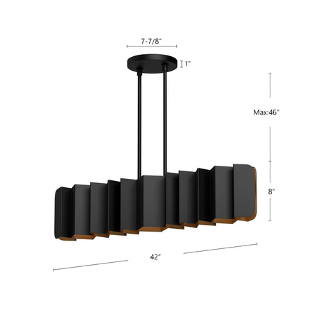 Kuzco Akira 42-in Linear Pendant