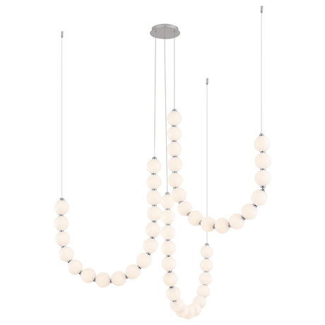 Alora Akoya 54-in 3-Head Chandelier