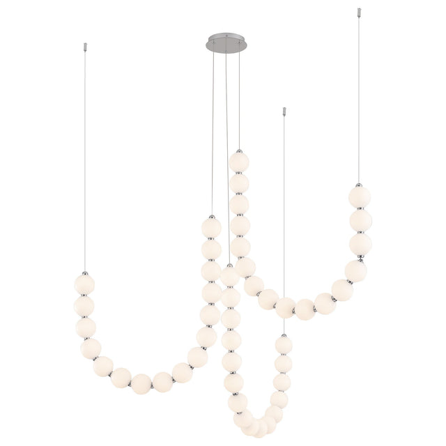 Alora Akoya 54-in 3-Head Chandelier