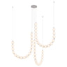 Alora Akoya 54-in 3-Head Chandelier