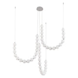 Alora Akoya 54-in 3-Head Chandelier