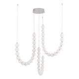 Alora Akoya 54-in 3-Head Chandelier