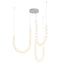 Alora Akoya 54-in 3-Head Chandelier