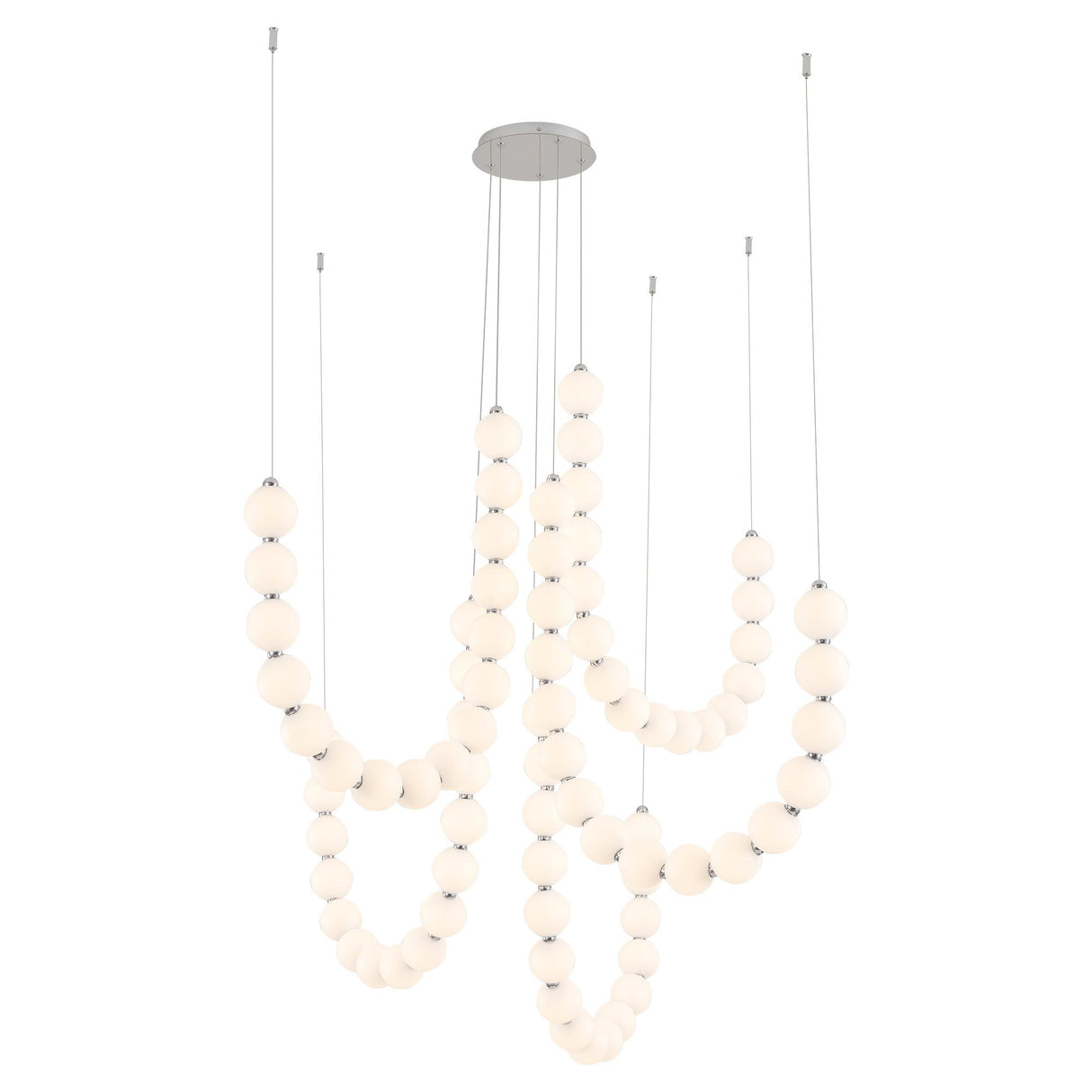 Alora Akoya 54-in 5-Head Chandelier