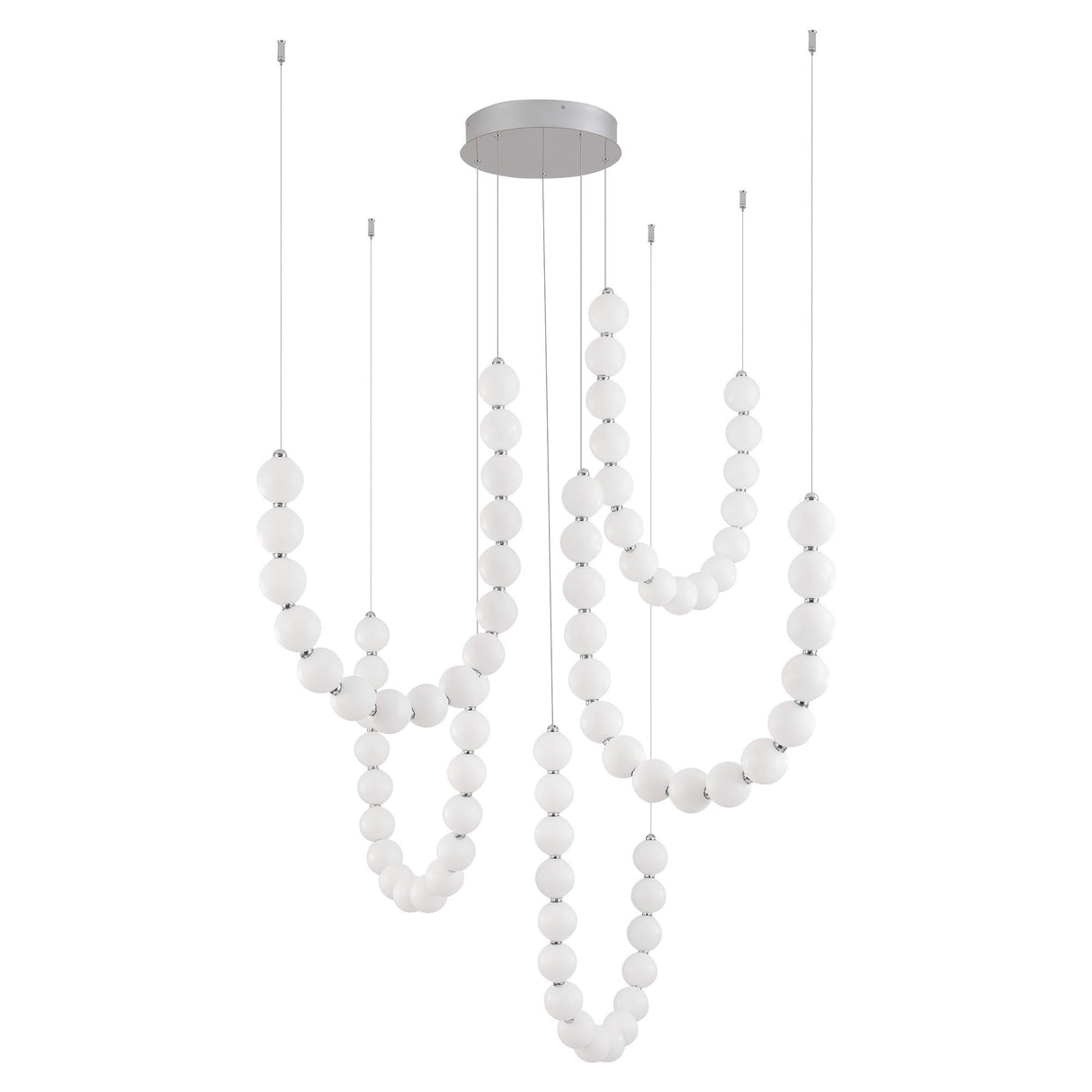 Alora Akoya 54-in 5-Head Chandelier