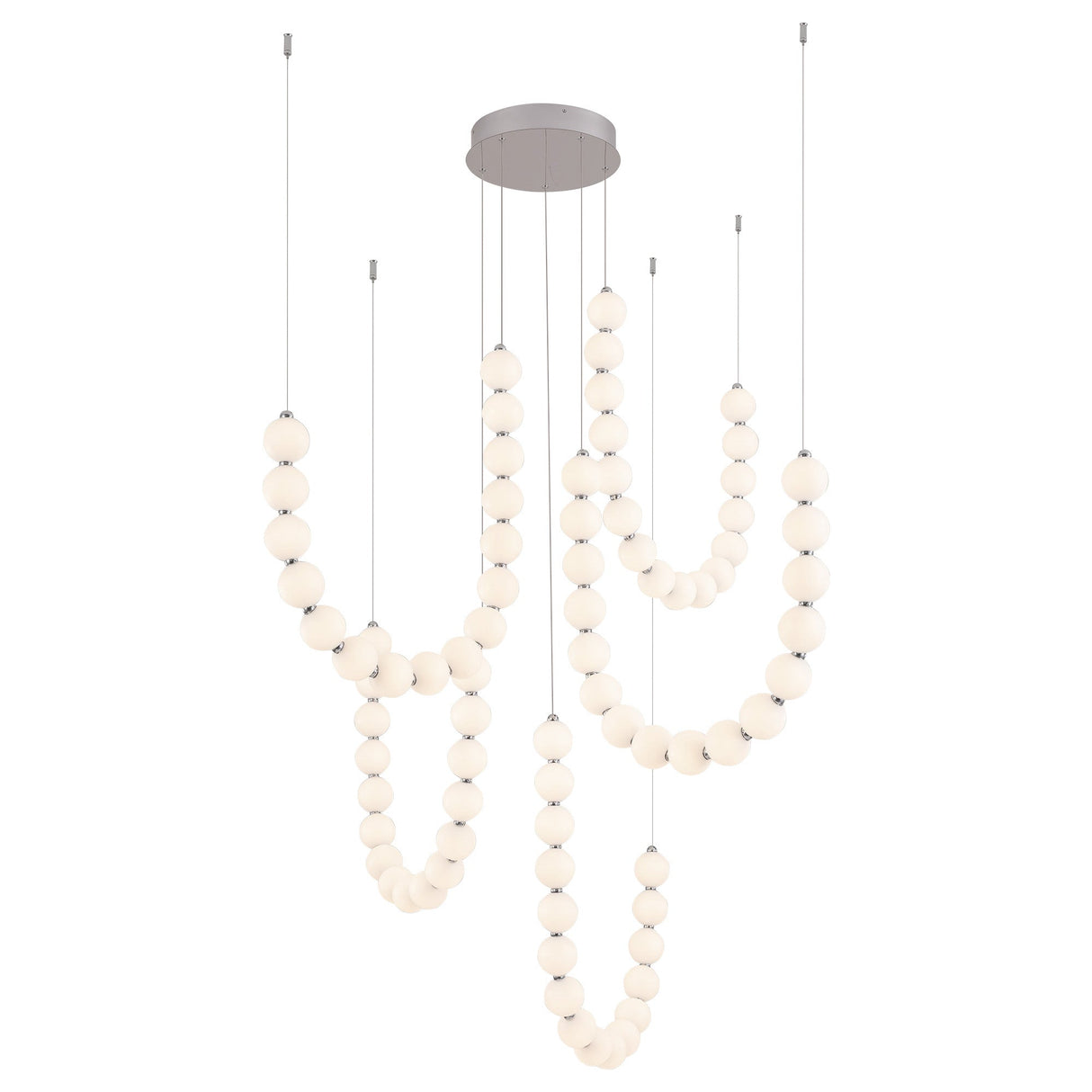 Alora Akoya 54-in 5-Head Chandelier
