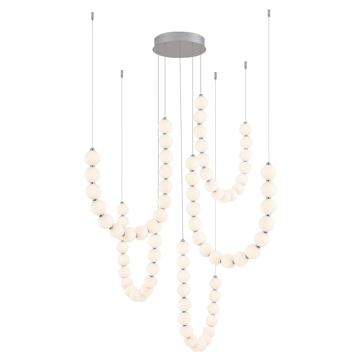 Alora Akoya 54-in 5-Head Chandelier