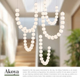 Alora Akoya 54-in 5-Head Chandelier