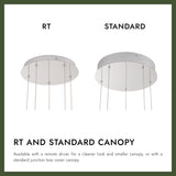 Alora Akoya 54-in 5-Head Chandelier