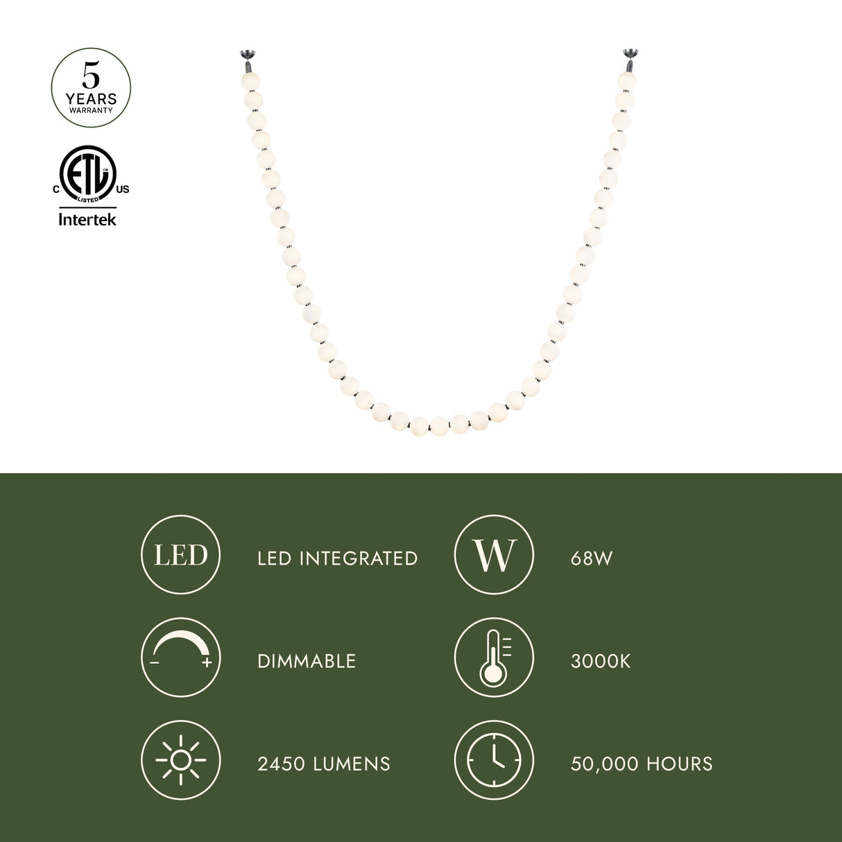 Alora Akoya 12.5-ft Pendant
