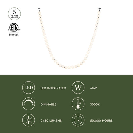Alora Akoya 12.5-ft Pendant
