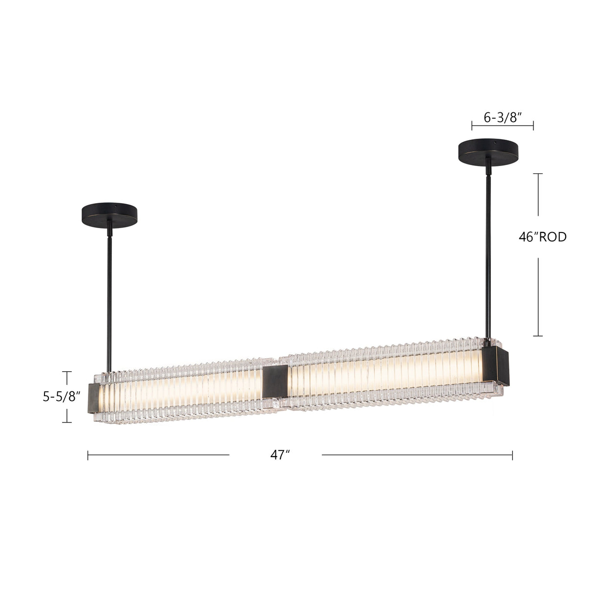 Alora Alai 47-in Linear Pendant
