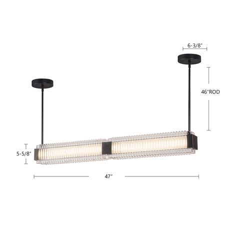 Alora Alai 47-in Linear Pendant
