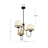 Alora Mood Alba 23-in Chandelier