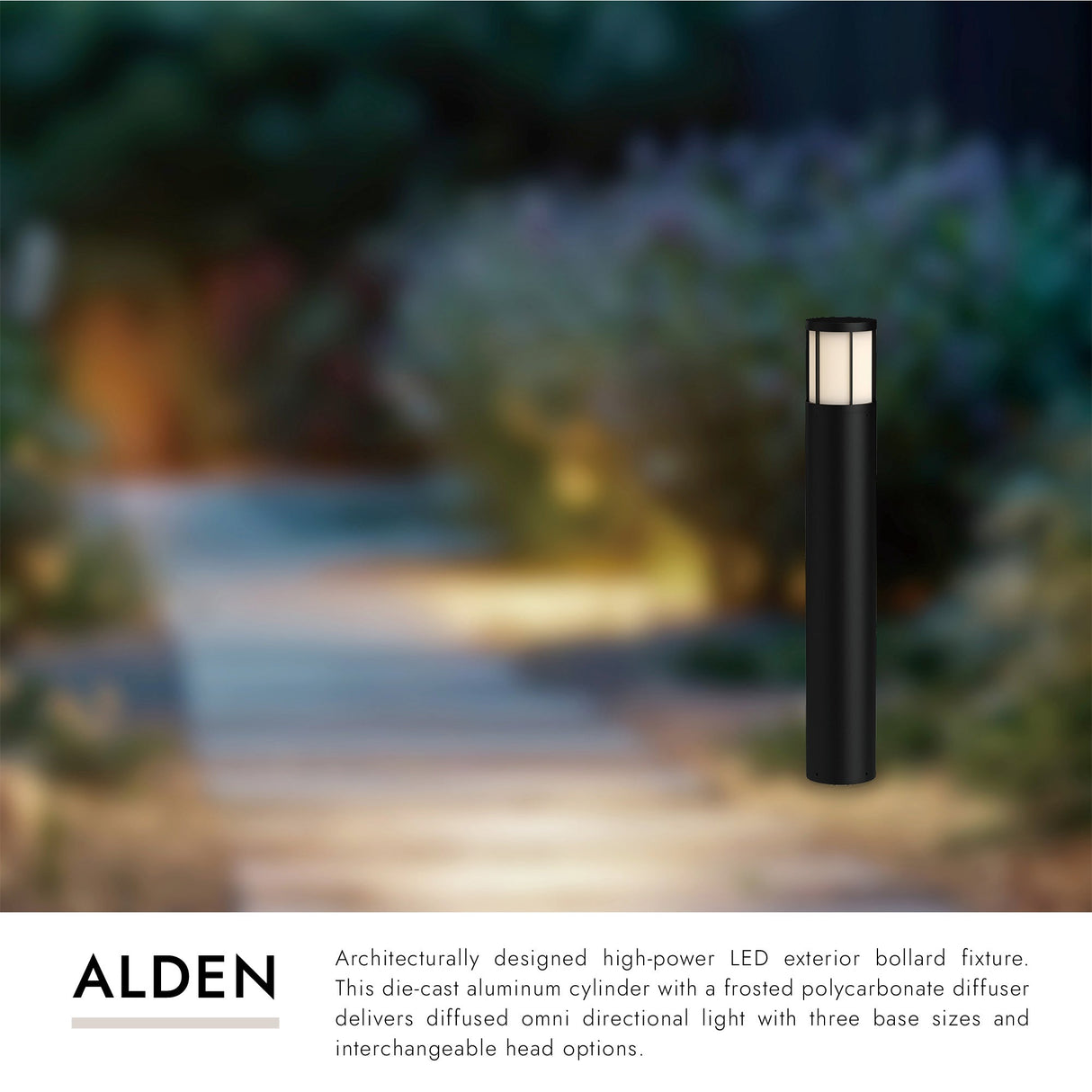 Kuzco Alden 41-in Exterior Bollard