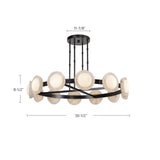 Alora Alonso 50-in Chandelier