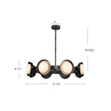 Alora Alonso 37-in Chandelier