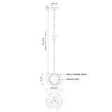 Alora Alonso 13-in Pendant