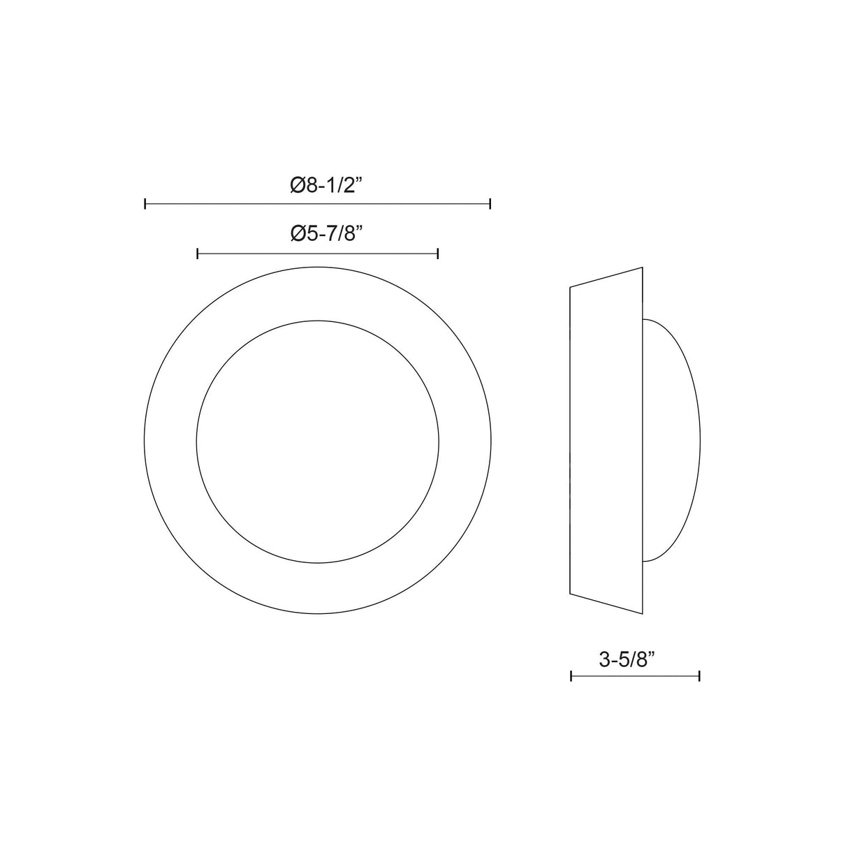 Alora Alonso 8-in Wall/Vanity Light