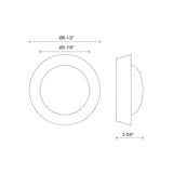 Alora Alonso 8-in Wall/Vanity Light
