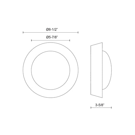 Alora Alonso 8-in Wall/Vanity Light