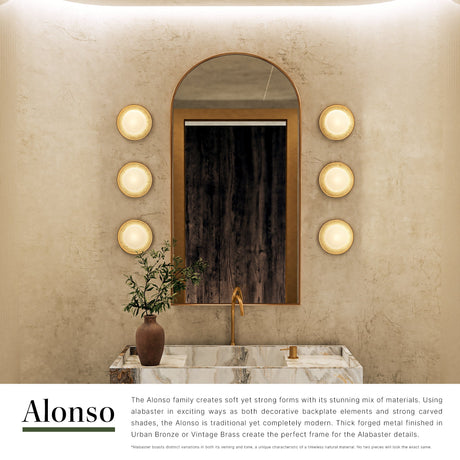 Alora Alonso 8-in Wall/Vanity Light