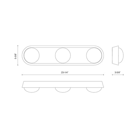 Alora Alonso 23-in Wall/Vanity Light