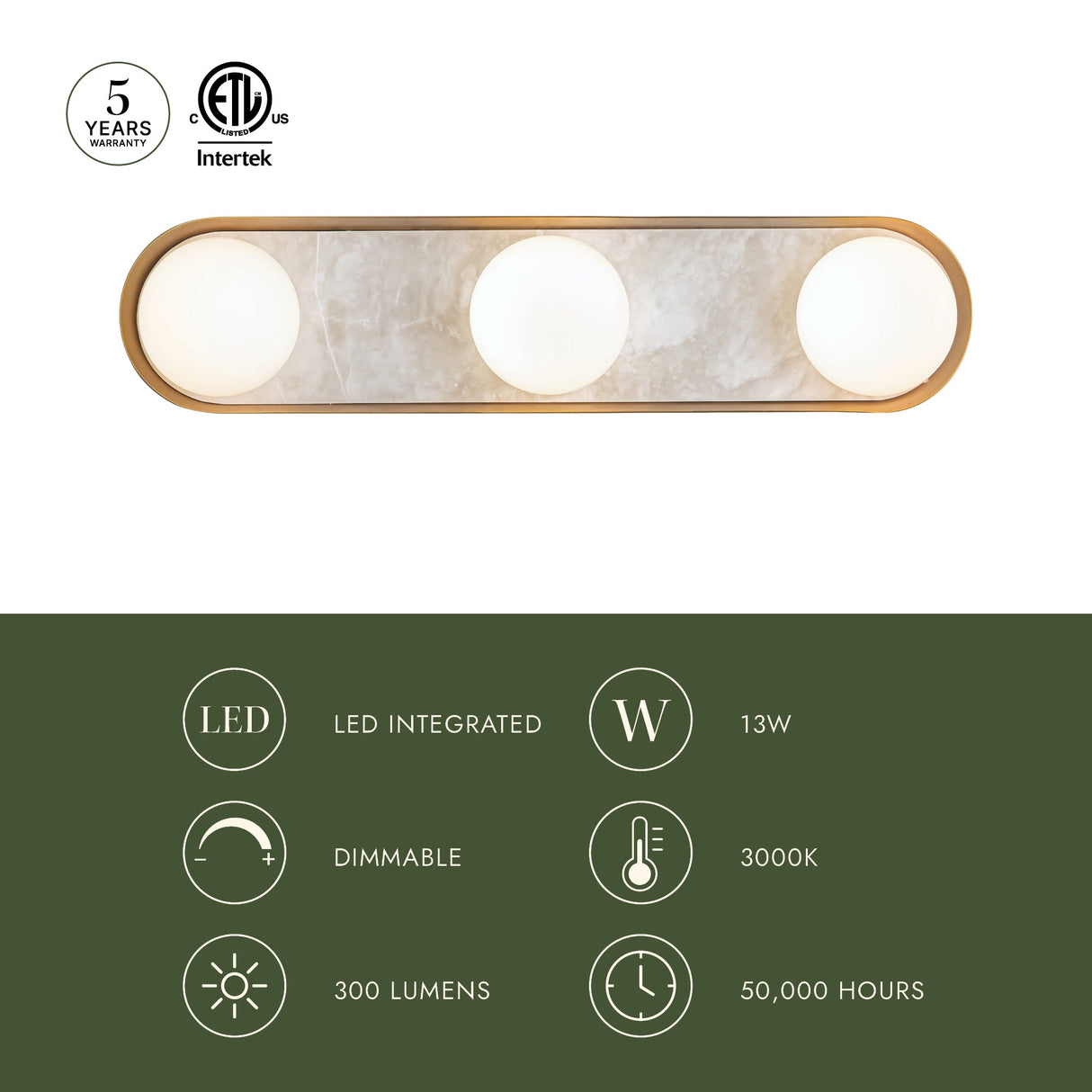 Alora Alonso 23-in Wall/Vanity Light