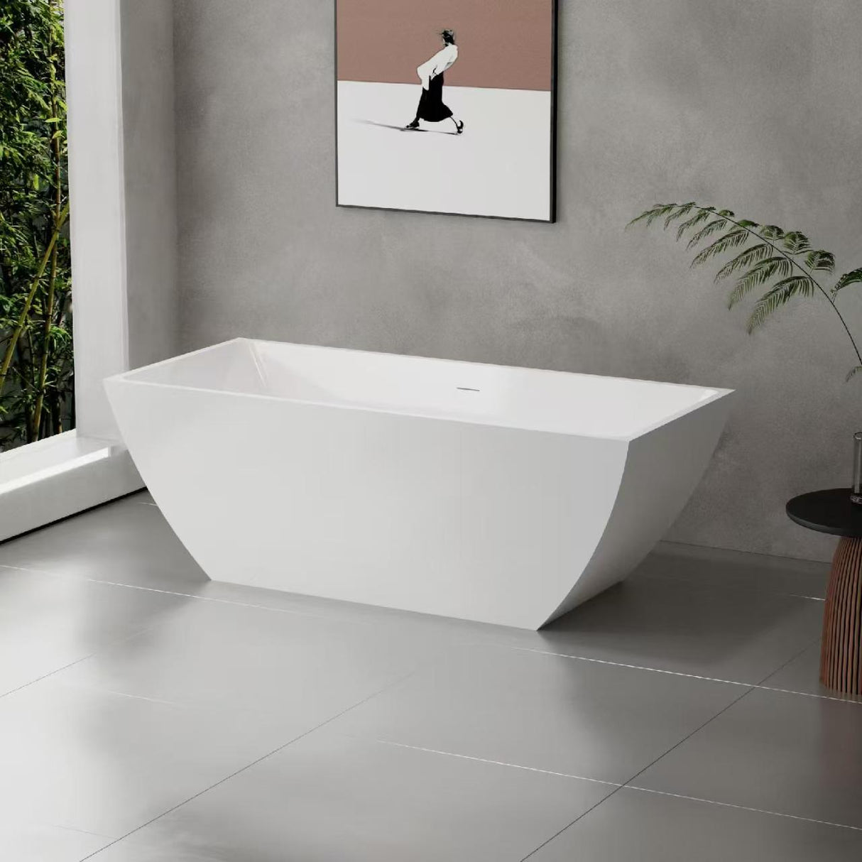 Alpheus Freestanding Acrylic Bathtub
