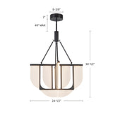 Alora Anders 24-in Chandelier