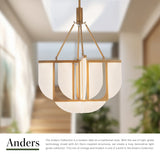 Alora Anders 24-in Chandelier