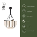 Alora Anders 24-in Chandelier