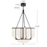 Alora Anders 29-in Chandelier