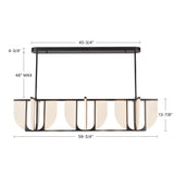 Alora Anders 59-in Linear Pendant